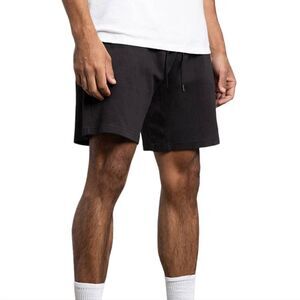 NWT 686 M Washed Black Everywhere Double Knit Performance Shorts